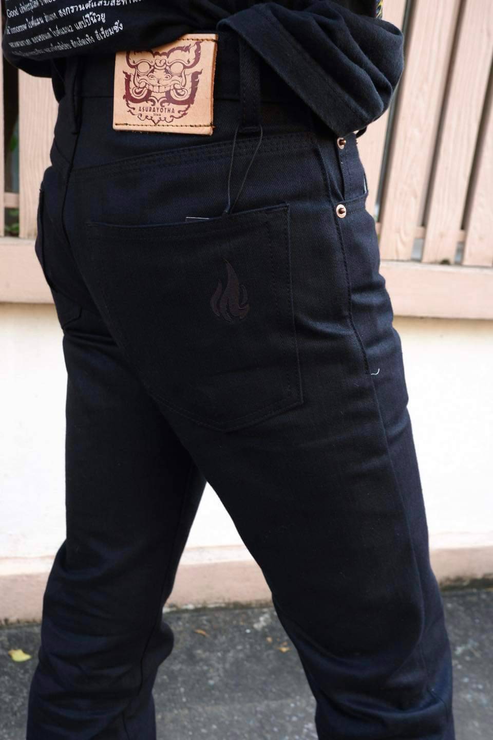 ASURAYOTHA DENIM Super Black 15oz รุ่น เพลิงนิล