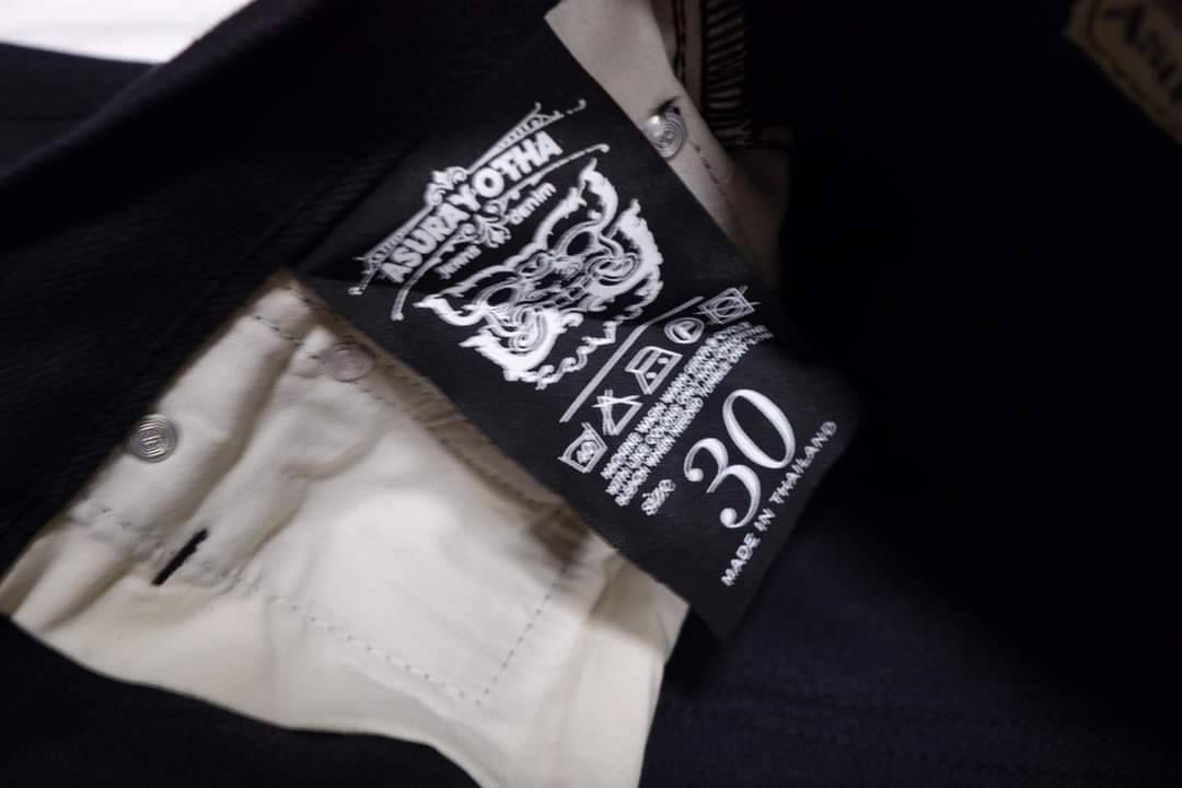 ASURAYOTHA DENIM Super Black 15oz รุ่น เพลิงนิล