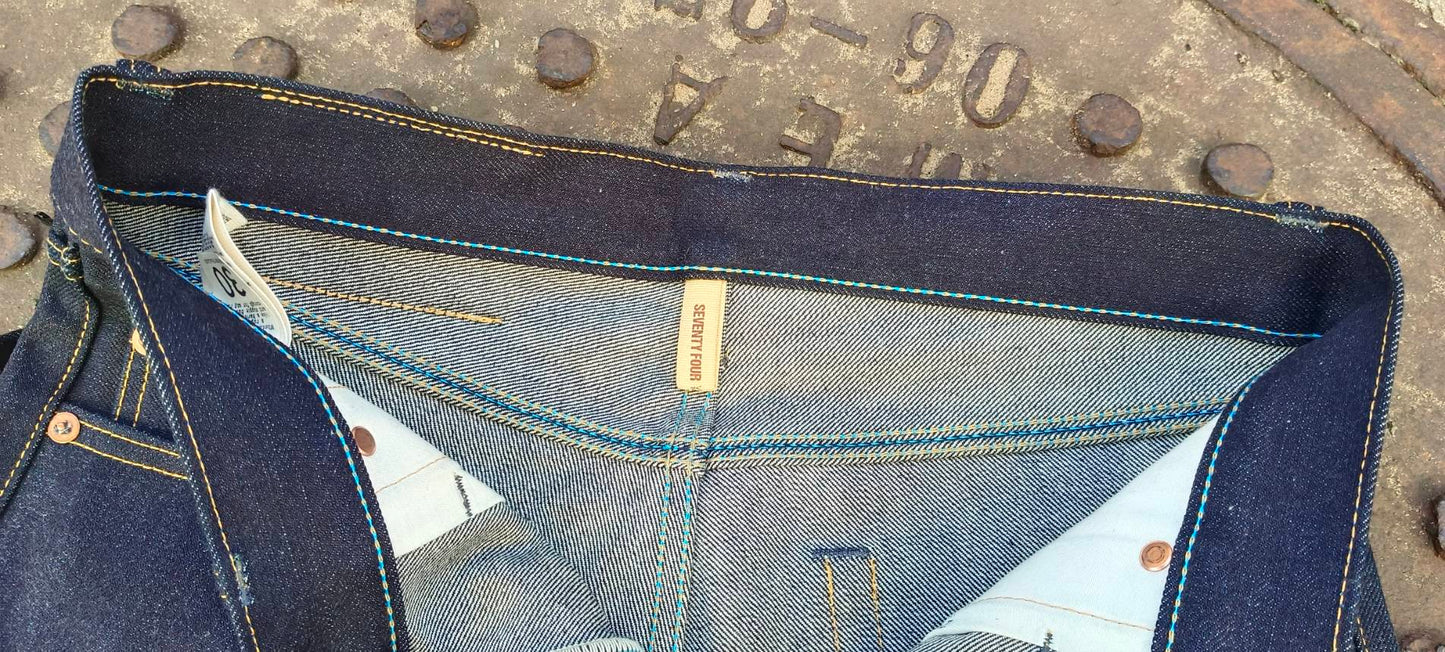 SEVENTYFOUR DENIM •รุ่นสุริยัน(ซ่อนลาย)•