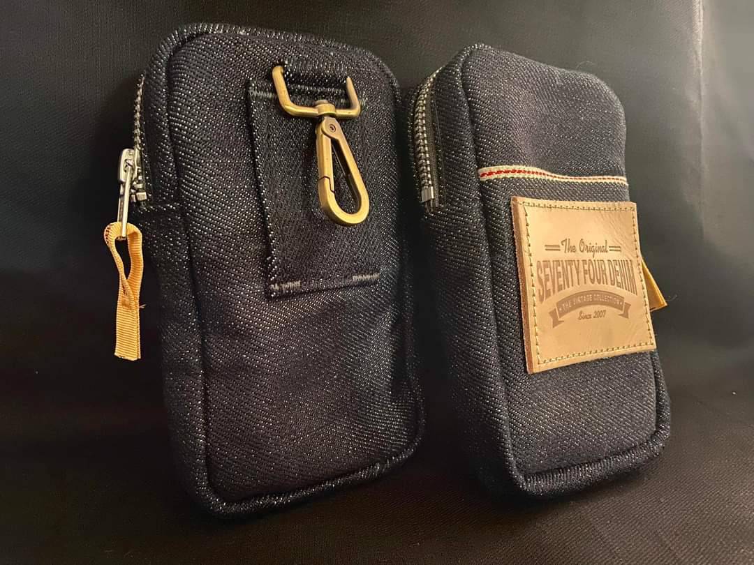 SEVENTYFOUR DENIM POCKET BAG
