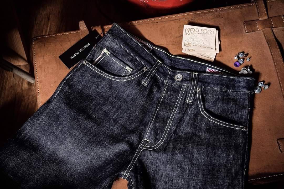 KRAKEN DENIM : KSL-002-16oz. (Red Concept)