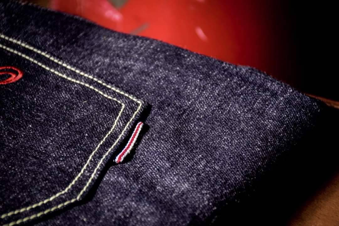 KRAKEN DENIM : KSL-002-16oz. (Red Concept)