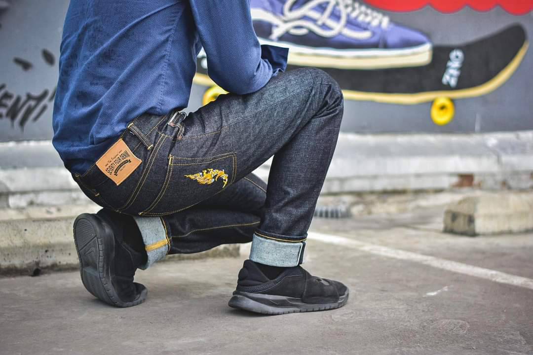 SEVENTYFOUR DENIM รุ่นสัมฤทธิ์ ⚡️15oz. Indigo