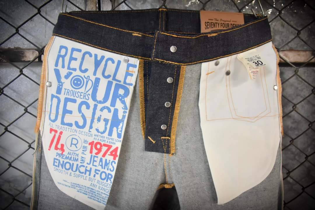 SEVENTYFOUR DENIM รุ่นสัมฤทธิ์ ⚡️15oz. Indigo