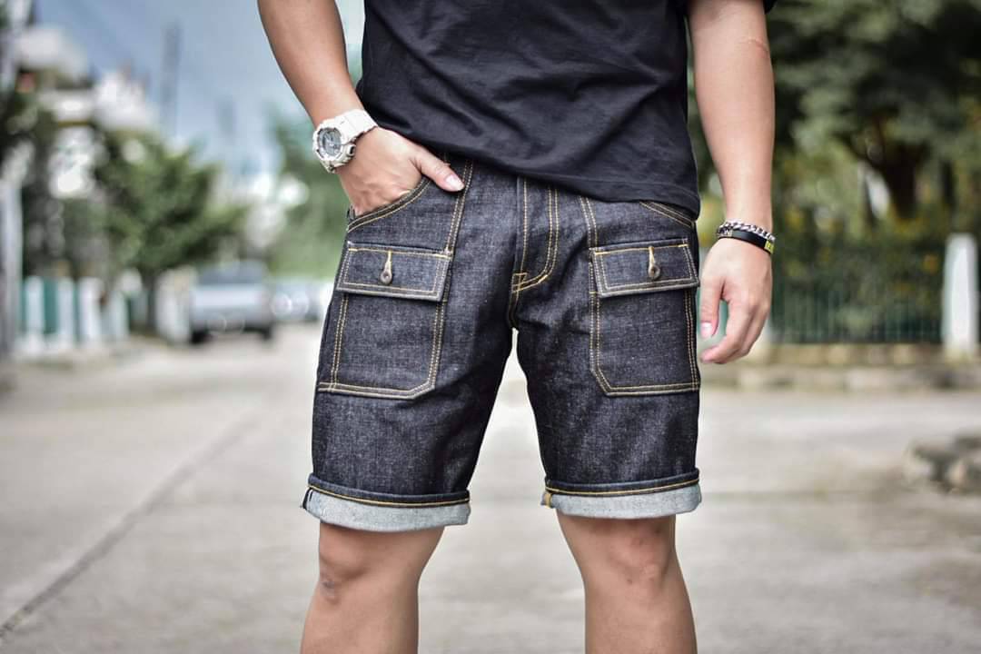 SEVENTYFOUR DENIM รุ่นสัมฤทธิ์ ขาสั้น