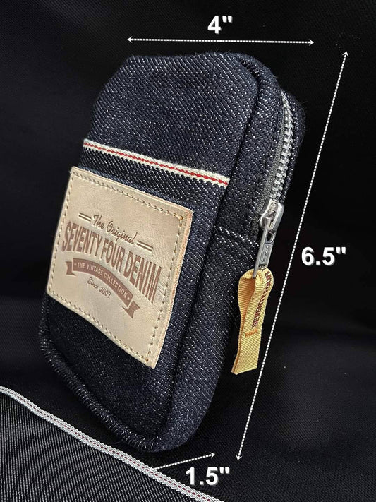 SEVENTYFOUR DENIM POCKET BAG