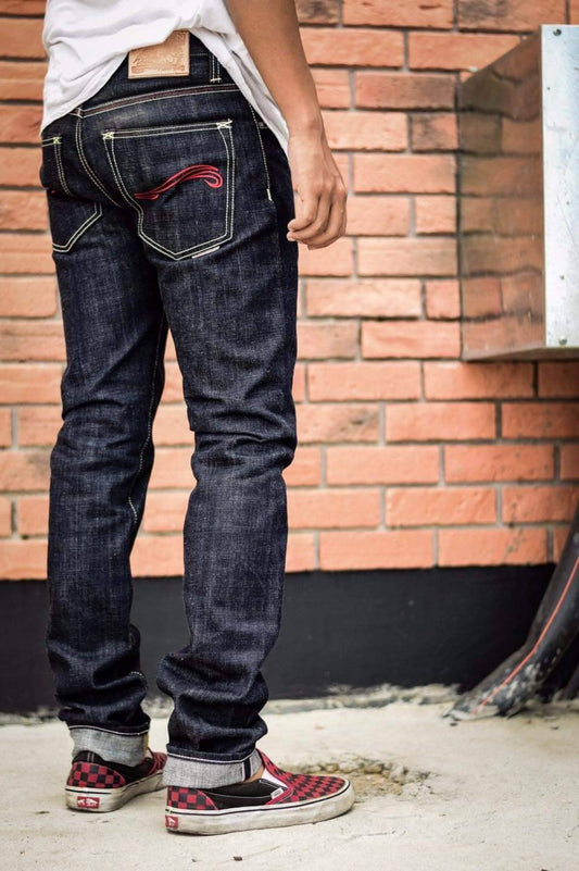 KRAKEN DENIM : KSL-002-16oz. (Red Concept)